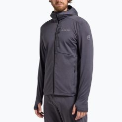 Bluza trekkingowa męska La Sportiva Chill Thermal Hoody. Fioletowe bluzy męskie La Sportiva, m, bez wzorów, bez kaptura. Za 509.99 zł.