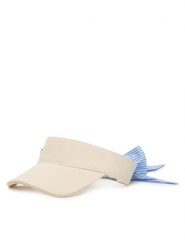 KARL LAGERFELD Daszek B2W33056 Kremowy. Białe czapki i kapelusze damskie KARL LAGERFELD, bez wzorów, z bawełny. Za 339.99 zł.