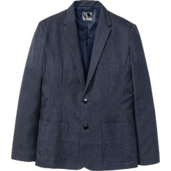 Marynarka Slim Fit bonprix ciemnoniebieski. Marynarki męskie marki bonprix. Za 239.99 zł.