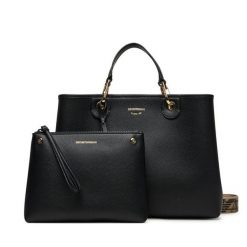 Torebka Emporio Armani. Czarne torebki do ręki damskie Emporio Armani, bez wzorów, klasyczne, bez dodatków. Za 1,089.00 zł.