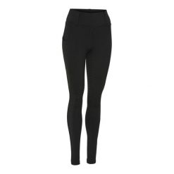 Damskie legginsy jeździeckie z pełną przyczepnością Equipage Kendra. Czarne legginsy damskie EQUIPAGE, s, bez wzorów, z elastanu. Za 191.50 zł.