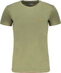 Cavalli Class T-SHIRT MĘSKI Z KRÓTKIM RĘKAWEM ERONAUTICA MILITARE ZIELONY M. Zielone t-shirty męskie Cavalli Class, m, bez wzorów, bez kołnierzyka. Za 73.40 zł.