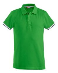 Clique koszulka polo męska Newton z bawełny ring-spun – trójkolorowy kontrast. Zielone koszulki polo męskie CLIQUE, m, bez wzorów, z bawełny, klasyczne, bez ramiączek. Za 136.06 zł.