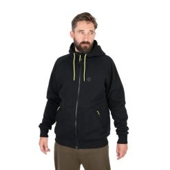 Bluza z kapturem Matrix Sherpa. Czarne bluzy męskie FISH MATRIX, na zimę, l, bez wzorów, z bawełny, z kapturem. Za 442.50 zł.