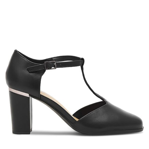 Półbuty Lasocki. Czarne eleganckie półbuty Lasocki, wizytowe, bez zapięcia. Za 279.99 zł.