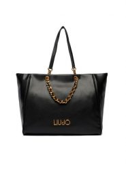 Liu Jo Torebka AA6116 E0958 Czarny. Czarne torebki do ręki damskie Liu Jo, bez wzorów, ze skóry, bez dodatków. Za 729.99 zł.