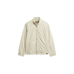 Klasyczna kurtka Superdry Harrington. Szare kurtki męskie Superdry., l, bez wzorów, z bawełny, klasyczne, bez kaptura. Za 434.70 zł.
