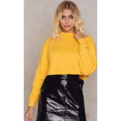 Josefin Ekström for NA-KD Bluza Rad - Yellow. Żółte bluzy damskie Josefin Ekström for NA-KD, z bawełny. W wyprzedaży za 70.67 zł.