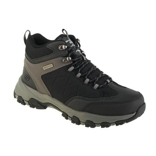 Buty trekkingowe męskie Skechers Selmen. Czarne trekkingi męskie Skechers, przed kolano, trekkingowe. Za 466.00 zł.
