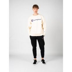 Bluza trekking męska. Brązowe bluzy męskie Champion, m, bez wzorów, z bawełny, bez kaptura. Za 166.00 zł.
