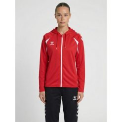 Damska bluza dresowa z kapturem Hummel Core 2.0. Białe bluzy sportowe damskie Hummel, bez wzorów, z dresówki, z kapturem, na fitness i siłownię. Za 304.00 zł.