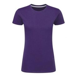 Idealna Koszulka Damska. Fioletowe koszulki sportowe damskie SG, s, bez wzorów, sportowe, bez kołnierzyka. Za 34.99 zł.