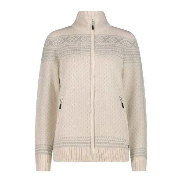 Damski sweter zapinany na zamek CMP. Białe kardigany damskie CMP, m, bez wzorów, z tkaniny, eleganckie. Za 457.70 zł.