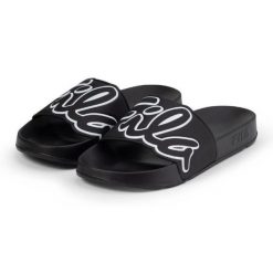 Klapki Fila Scritto Slipper M FFM0304.83036 czarne. Czarne klapki męskie z syntetyku. Za 243.81 zł.