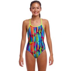 Strój kąpielowy jednoczęściowy FUNKITA The Glitch - dziewczęcy. Stroje kąpielowe dla dziewczynek FUNKITA, bez wzorów. Za 209.00 zł.