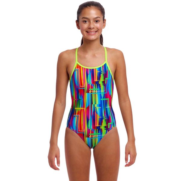 Strój kąpielowy jednoczęściowy FUNKITA The Glitch - dziewczęcy. Stroje kąpielowe dla dziewczynek FUNKITA, bez wzorów. Za 209.00 zł.