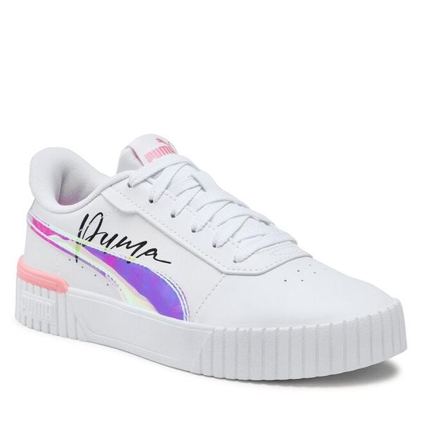 Sneakersy Puma. Białe trampki i tenisówki chłopięce Puma, bez wzorów, bez zapięcia. Za 206.99 zł.