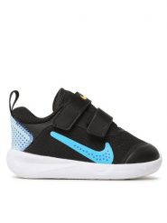 Nike Sneakersy Omni Multi-Court (TD) DM9028 005 Czarny. Czarne buty sportowe chłopięce Nike, bez wzorów, z materiału, bez zapięcia. Za 139.99 zł.