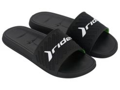 Buty klapki męskie sportowe Rider Free II Slide Ad. Czarne klapki męskie Rider, z materiału, klasyczne. Za 99.00 zł.