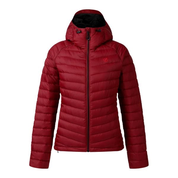 Kurtka Damska Air Lite Baffled Jacket. Czerwone kurtki damskie Dare 2b, xl, bez wzorów, z materiału, z kapturem. Za 377.99 zł.