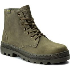 Trapery PALLADIUM - Pallabosse Mid 05525377M Olive Night/Beluga. Zielone śniegowce i trapery męskie Palladium, z materiału. Za 499.00 zł.