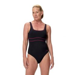 Damski kostium kąpielowy 1-częściowy Speedo Solid Contour Eclipse. Niebieskie kostiumy jednoczęściowe damskie Speedo, m, bez wzorów, z lycry, do pływania. Za 295.00 zł.