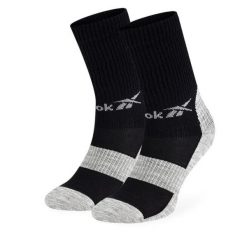 Skarpety długie Reebok. Czarne skarpety męskie Reebok, bez wzorów. Za 59.99 zł.