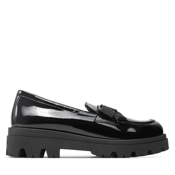 Loafersy TWINSET. Czarne mokasyny damskie Twinset. Za 619.99 zł.