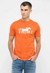 Męski T-Shirt Mustang Style Austin Koi 1016492 7166. T-shirty męskie Mustang, m, bez wzorów, bez kołnierzyka. Za 69.99 zł.