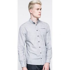 Blend - Koszula. Szare koszule męskie Blend, z bawełny, button down, z długim rękawem. W wyprzedaży za 79.90 zł.