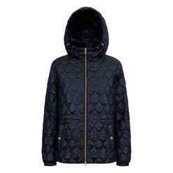 Damska kurtka parka Geox Myluse. Niebieskie kurtki damskie Geox, s, bez wzorów, z puchu, bez kaptura. Za 553.00 zł.