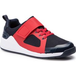 Sneakersy CLARKS - Orbit Race 261413106 Red Combi. Czerwone półbuty chłopięce Clarks, bez wzorów, z materiału, bez zapięcia. W wyprzedaży za 149.00 zł.