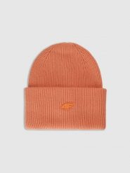 4F Czapka zimowa uniseks - pomarańczowa Uniwersalny. Brązowe czapki i kapelusze męskie 4f, na zimę, bez wzorów, z materiału, biznesowe. Za 59.99 zł.