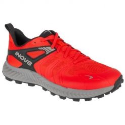 Buty do biegania męskie Inov-8 001275RDBKS001. Czerwone buty sportowe męskie Inov-8, z gumy, bez zapięcia, do biegania. Za 549.99 zł.