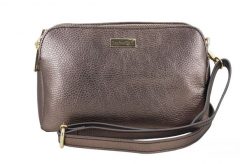 Listonoszka metalizowana BARBERINI'S c. złota 978-26. Żółte torebki shopper damskie Barberinis, bez wzorów, ze skóry, eleganckie, małe, bez dodatków. Za 229.99 zł.