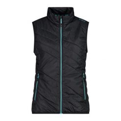 Damska kurtka puchowa CMP. Brązowe kurtki sportowe damskie CMP, bez wzorów, z puchu, bez kaptura, trekkingowe. Za 382.50 zł.