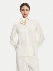Marella Koszula Cabiria 2523116071 Biały Regular Fit. Białe bluzki damskie Marella, bez wzorów, z syntetyku, bez kołnierzyka, bez ramiączek. Za 679.99 zł.