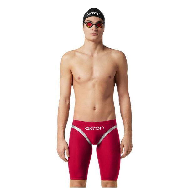 Akron Ultraskin Light Jammer – Czerwony – Rozmiar 20. Czerwone kąpielówki męskie AKRON, m, bez wzorów, do pływania. Za 4,424.65 zł.