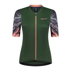 Koszulka rowerowa damska Rogelli Liquid. Brązowe koszulki sportowe damskie Rogelli, l, bez wzorów, bez kołnierzyka, bez ramiączek, rowerowe. Za 214.00 zł.