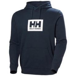 Bluza z kapturem Helly Hansen Box. Niebieskie bluzy męskie Helly Hansen, m, bez wzorów, z kapturem. Za 350.20 zł.