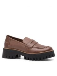 Lasocki Loafersy ZUMBA WI23-ZUMBA-04 Brązowy. Brązowe mokasyny damskie Lasocki, ze skóry. Za 199.99 zł.