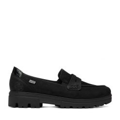 Loafersy Rieker. Czarne mokasyny damskie Rieker. Za 419.99 zł.