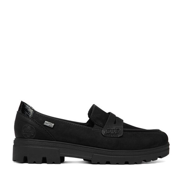 Loafersy Rieker. Czarne mokasyny damskie Rieker. Za 419.99 zł.