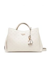 Guess Torebka Phoebe HWPD96 65070 Biały. Białe torebki do ręki damskie Guess, z aplikacjami, ze skóry, bez dodatków. Za 549.99 zł.