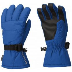 Columbia Rękawiczki Youth Whirlibird Glove Super Blue L. Niebieskie rękawiczki dziecięce Columbia, z syntetyku. W wyprzedaży za 85.00 zł.