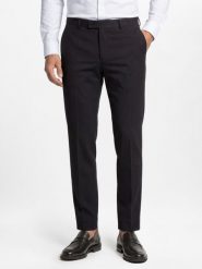 Finshley & Harding London spodnie garniturowe Mężczyźni Slim Fit szary, 40. Szare eleganckie spodnie męskie Finshley & Harding London, m, bez wzorów, z syntetyku. Za 349.95 zł.