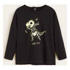 Mango Kids - Longsleeve dziecięcy Dino 80-104 cm. T-shirty dla chłopców marki Mango Kids. W wyprzedaży za 19.90 zł.