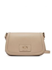 Armani Exchange Torebka XW002596 AF22649 U6223 Beżowy. Brązowe listonoszki damskie Armani Exchange, bez wzorów, ze skóry, bez dodatków. Za 599.99 zł.