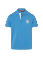Napapijri koszulka polo - Sol Mężczyźni Bawełna niebieski, XXL. Niebieskie koszulki polo męskie Napapijri, m, bez wzorów, z bawełny, klasyczne, bez ramiączek. Za 229.95 zł.