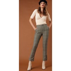 NA-KD Classic Spodnie garniturowe z rozcięciem - Green,Multicolor. Spodnie materiałowe damskie marki NA-KD Classic. Za 181.95 zł.